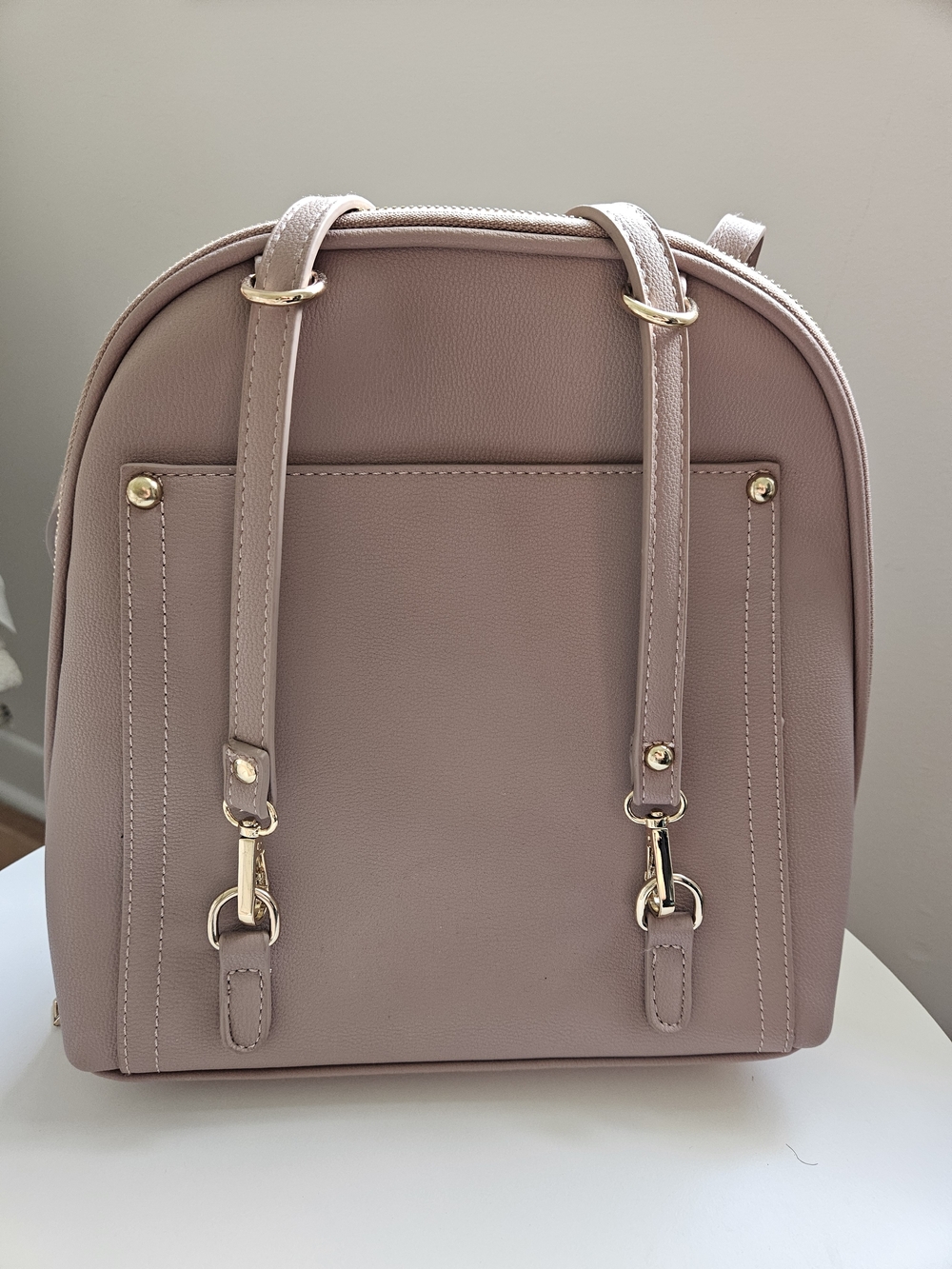Classic Convertible Backpack Purse - Blush